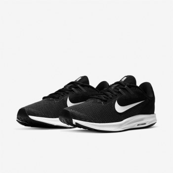 Nike Downshifter 9 - Női Futócipő - Fekete/Sötét Szürke/Szürke/Fehér